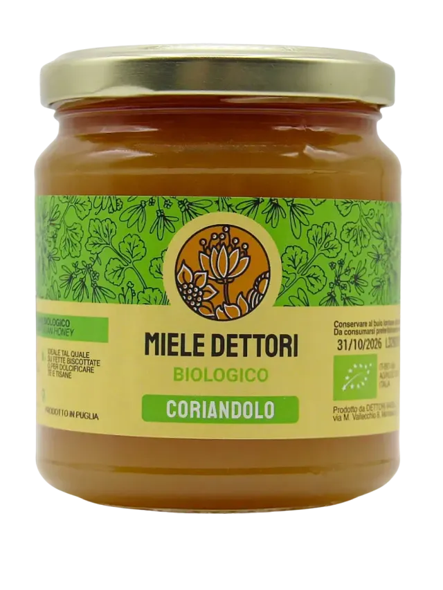 Miele Dettori Coriandolo Italiano biologico miele cremoso