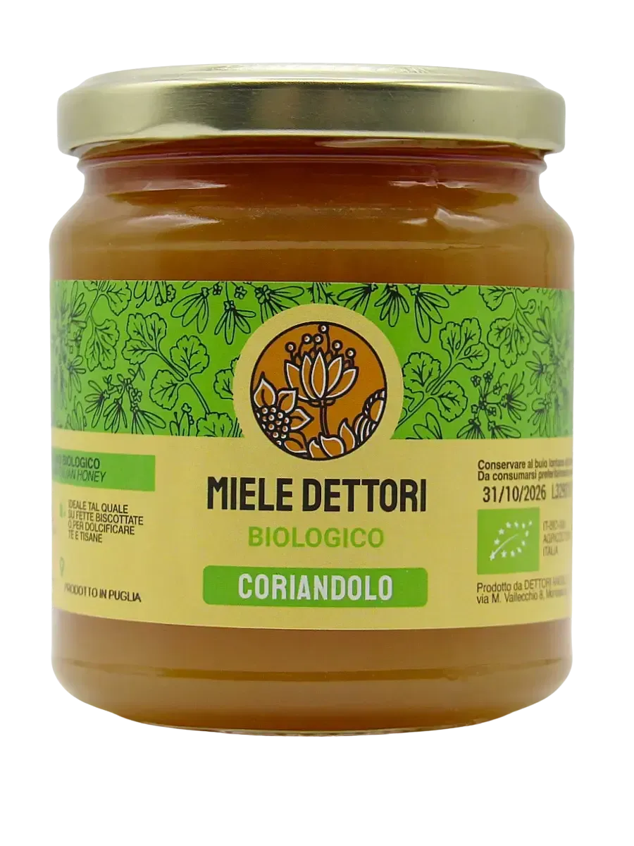 Miele Dettori Coriandolo Italiano biologico miele cremoso