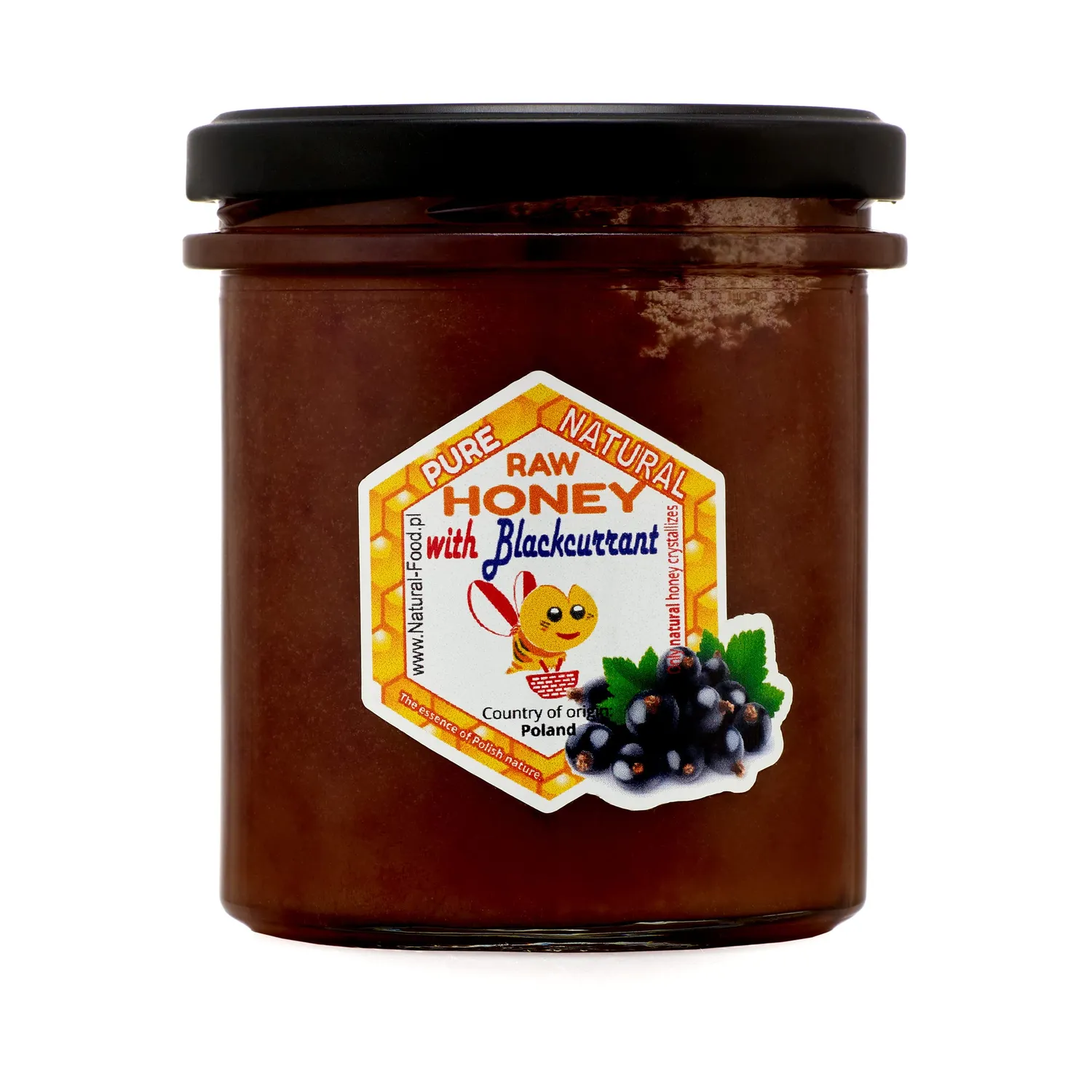 Natural Food miele ai lamponi 430 g crema fruttata