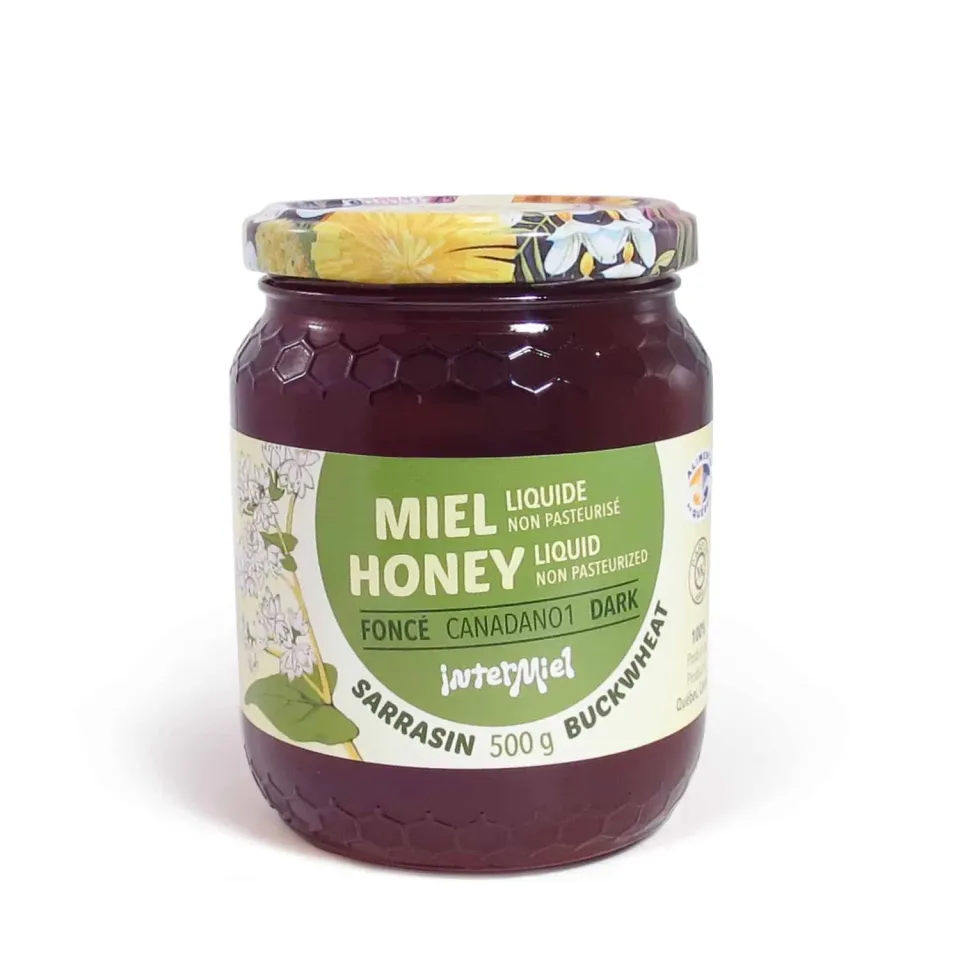 Intermiel Apiflore Miel de Sarrasin miele grano saraceno liquido scuro