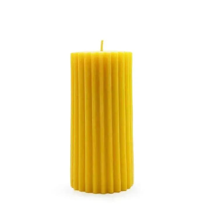 Intermiel Apiflore Candela Cera Api Cilindro Costolato