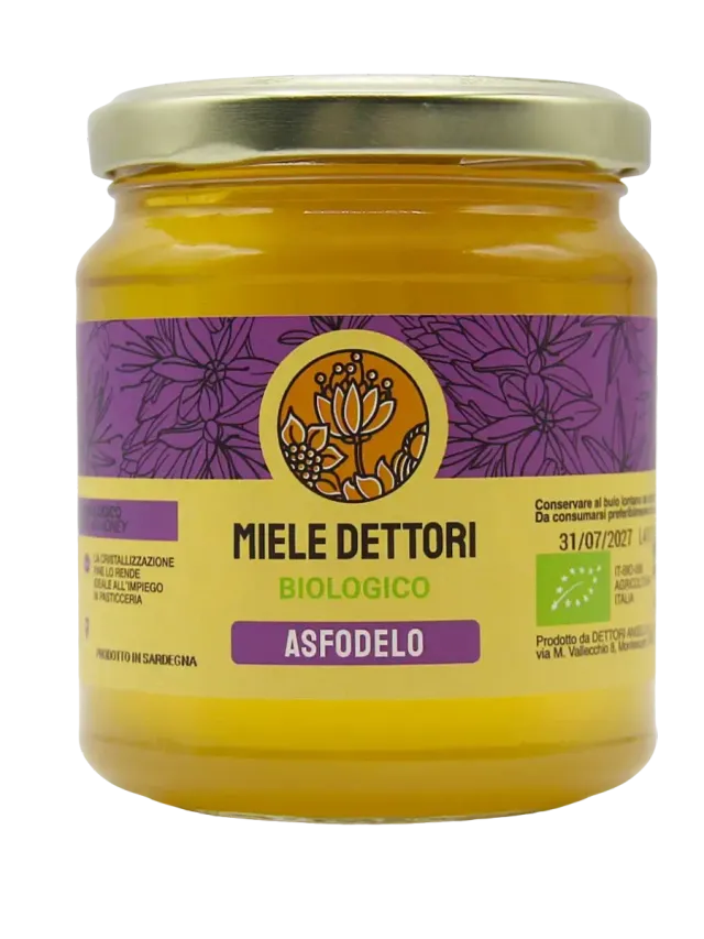 Miele Dettori Asfodelo miele italiano bio delicato