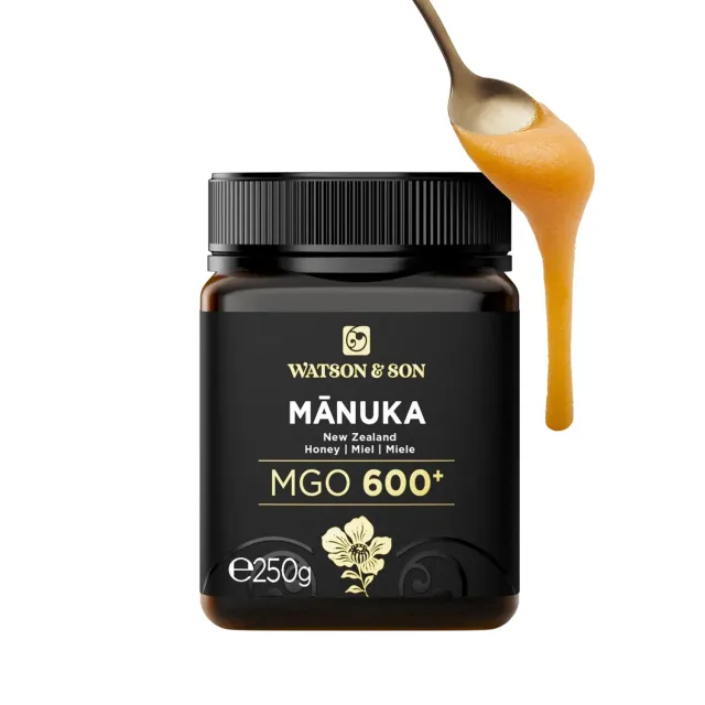Watson & Son MGO 600+ miele Manuka 250 g grezzo
