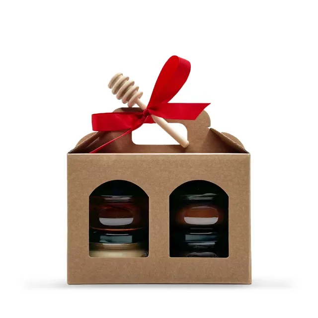 Intermiel Apiflore box quattro mieli regalo 500g misto