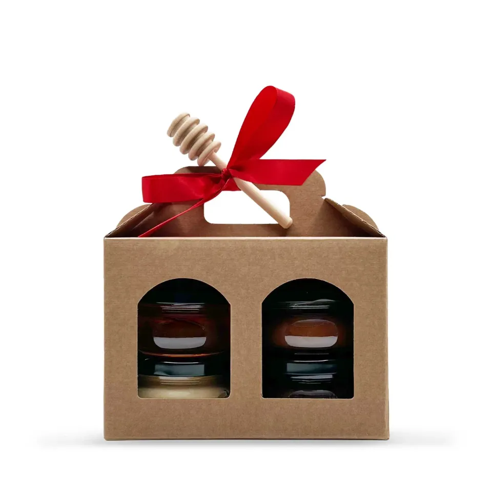Intermiel Apiflore box quattro mieli regalo 500g misto