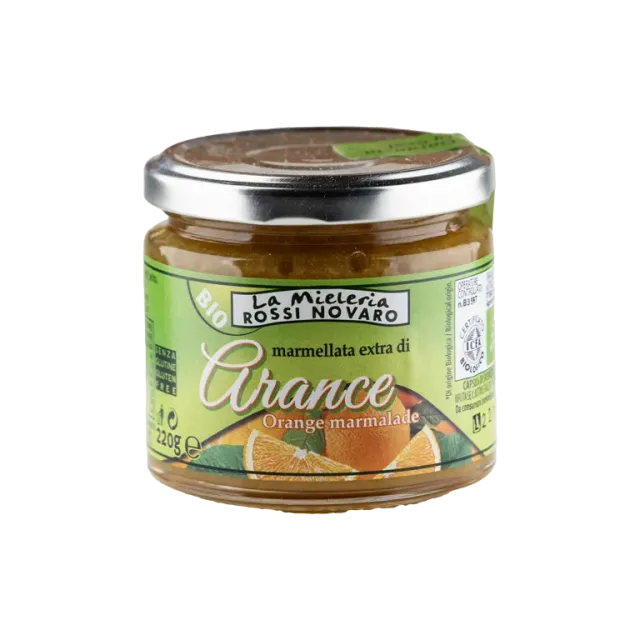 Rossi marmellata bio arance vasetto biologico