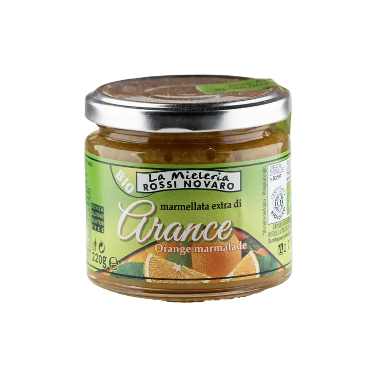 Rossi marmellata bio arance vasetto biologico