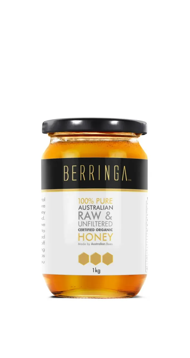 Berringa Raw Eucalyptus miele biologico 500g grezzo