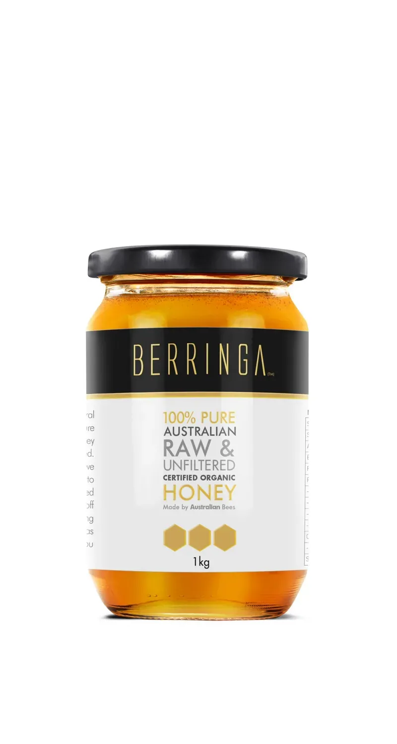 Berringa Raw Eucalyptus miele biologico 500g grezzo