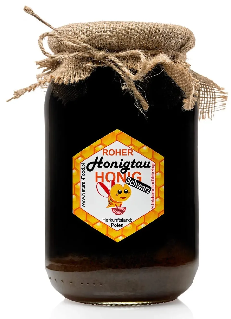 Natural Food Raw Honey Tau Nero Miele Crudo 1,1 kg