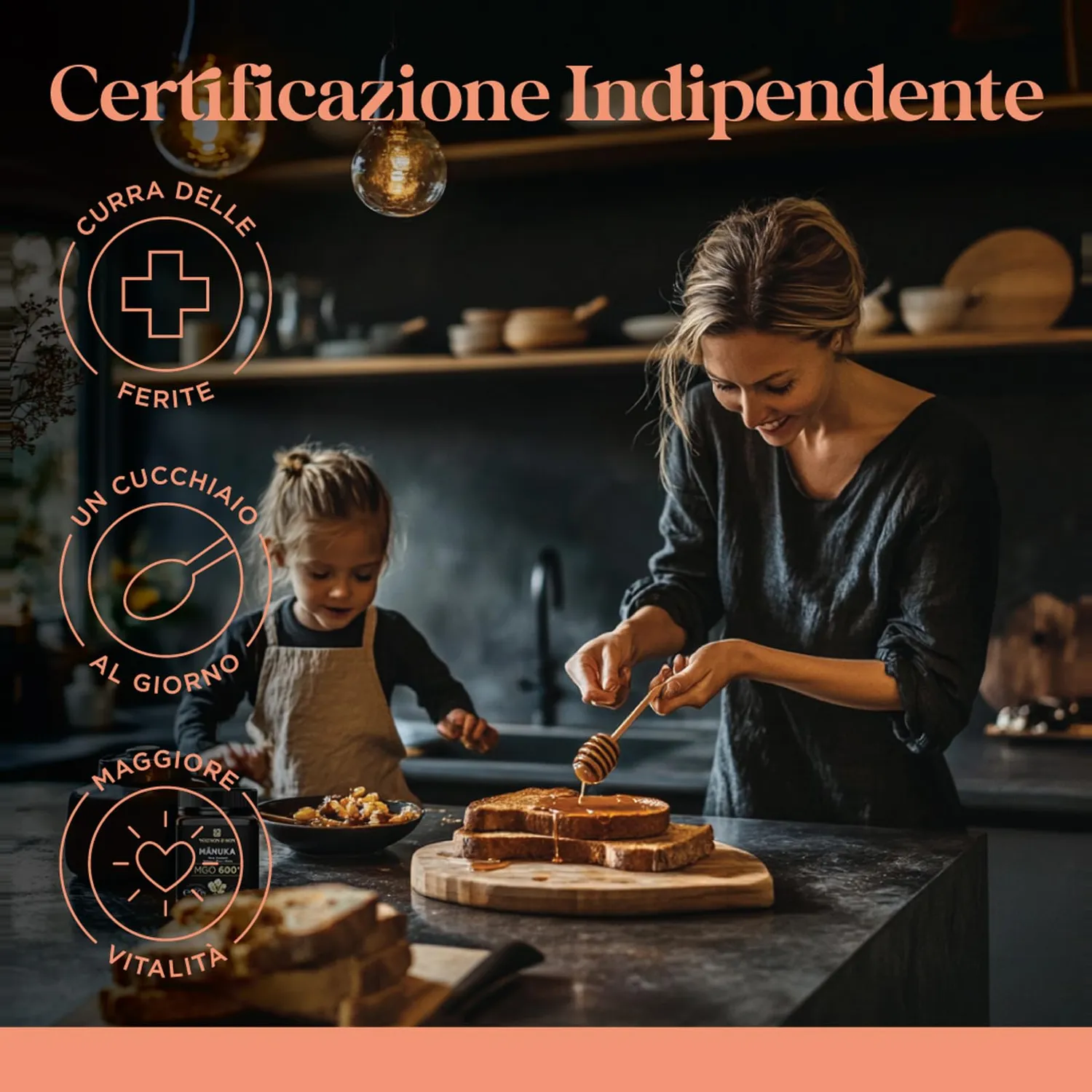 Watson & Son MGO 600+ miele Manuka 250 g grezzo