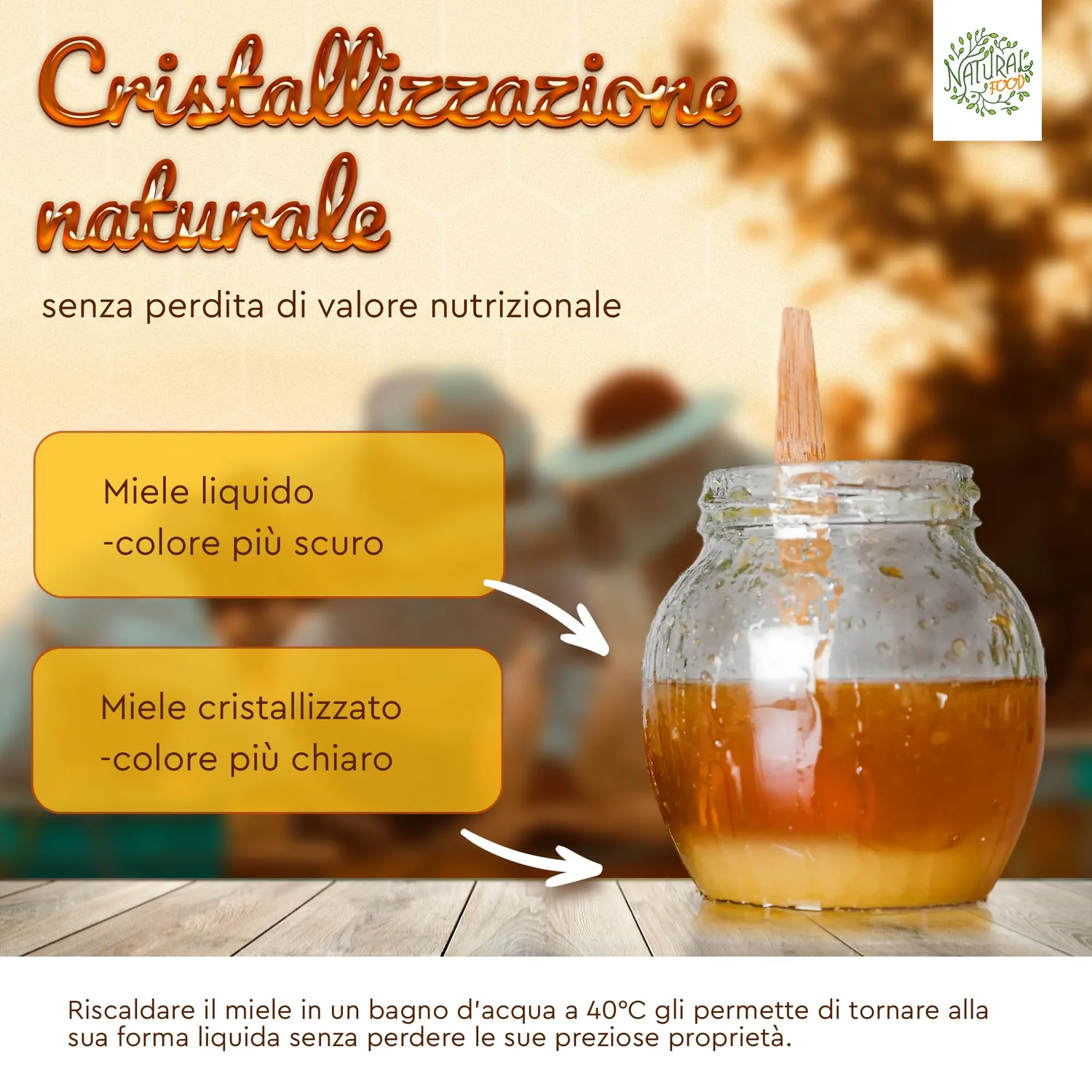 Natural Food Erica miele grezzo 1,1kg