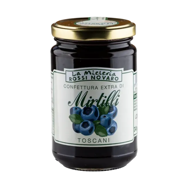 Rossi Toscana confettura extra mirtilli vasetto frutti