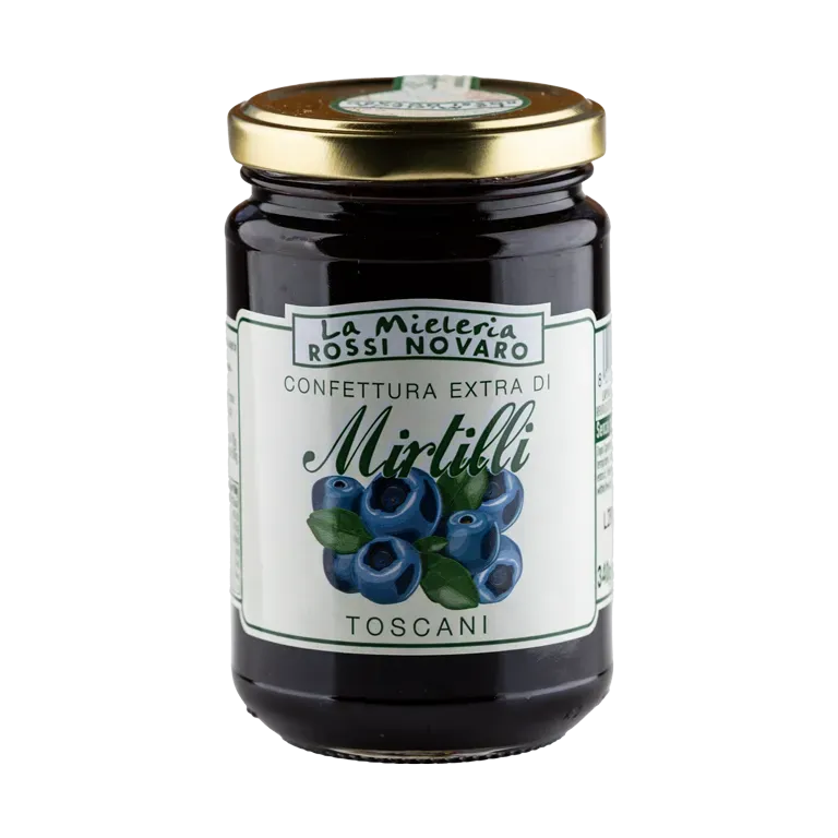 Rossi Toscana confettura extra mirtilli vasetto frutti