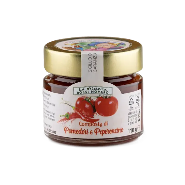 Rossi Composta Pomodori e Peperoncino Vasetto Piccante