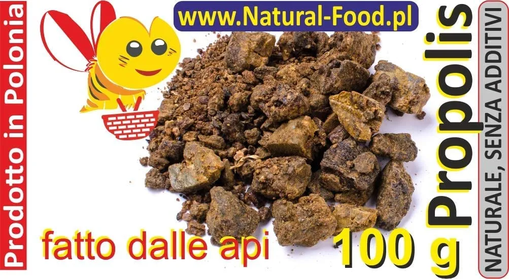 Natural Food Propoli Pura propoli 500 g grezza