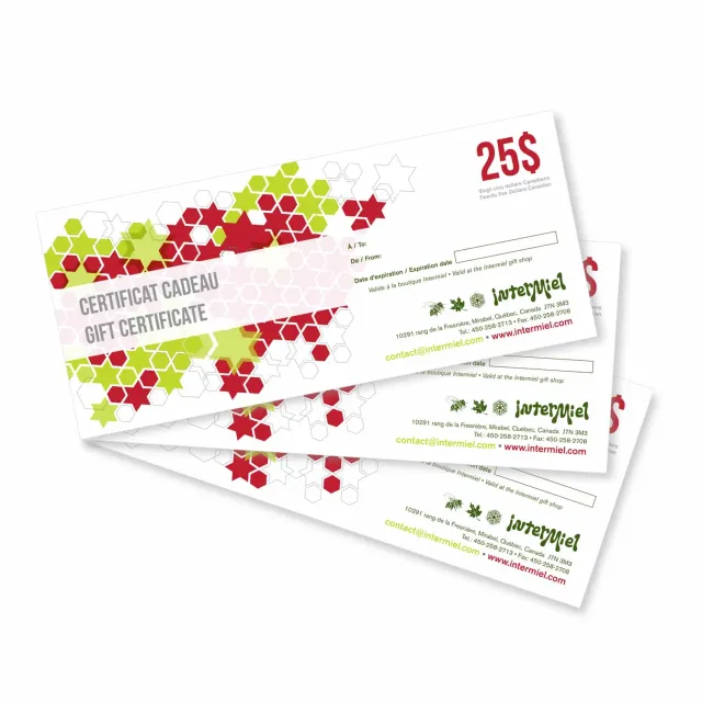 Intermiel Apiflore Certificat buono regalo idea regalo