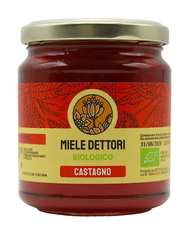 Miele Dettori Castagno miele bio intenso per formaggi
