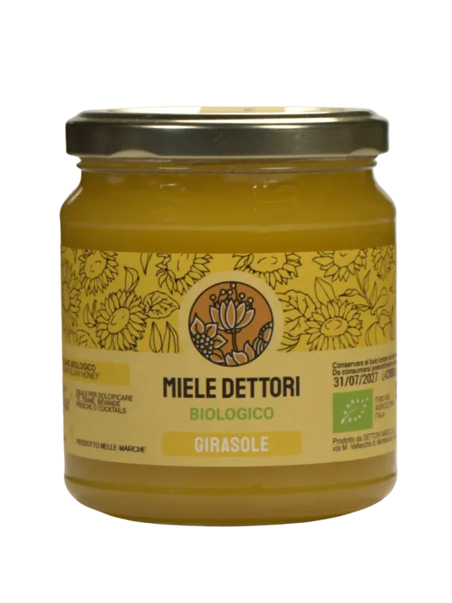 Miele Dettori Girasole Italiano biologico miele crudo
