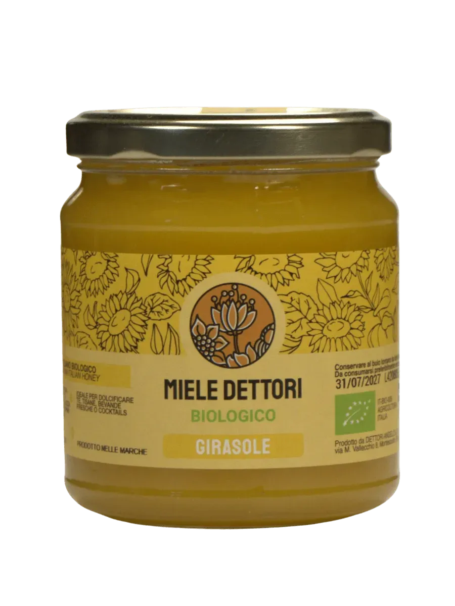 Miele Dettori Girasole Italiano biologico miele crudo