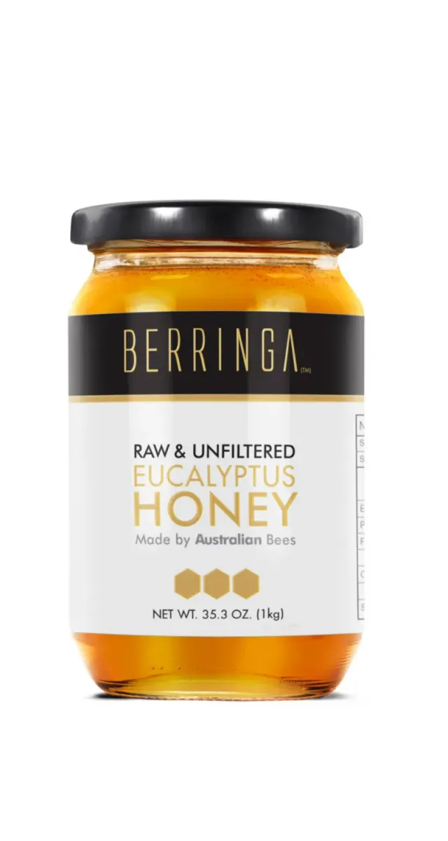 Berringa Raw Eucalyptus miele grezzo 500 g floreale