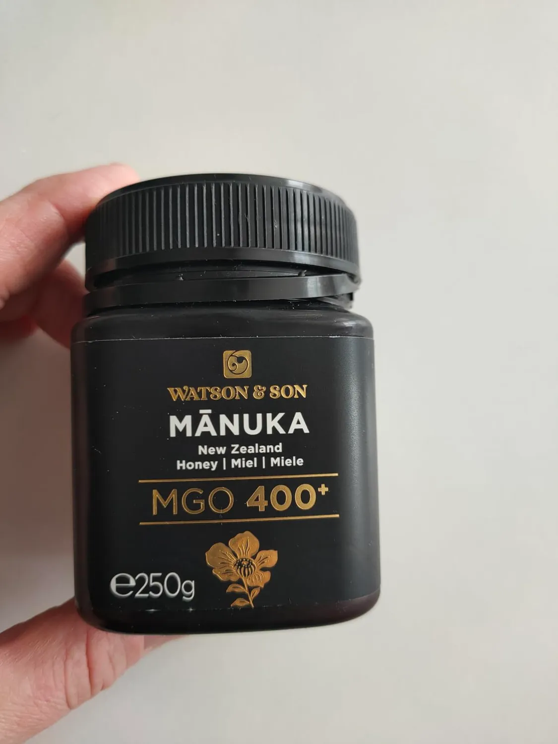 Watson & Son MGO 400 miele Manuka 500 g grezzo
