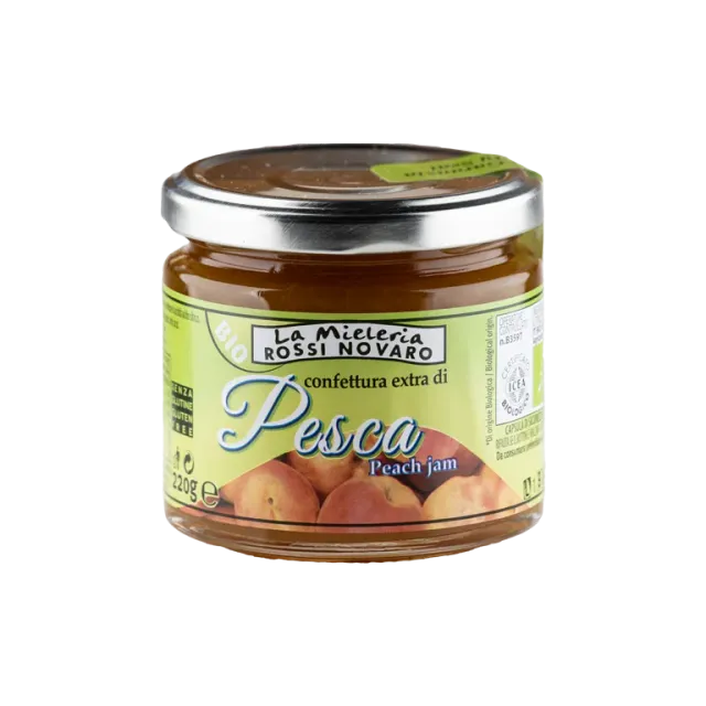 Rossi Bio Confettura Extra di Pesca bio fruttosa