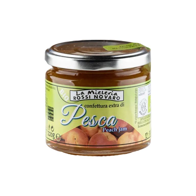 Rossi Bio Confettura Extra di Pesca bio fruttosa