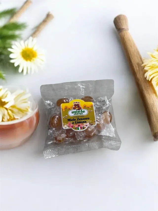 Miele Vastapi Limone Zenzero caramelle miele 100 g fresche