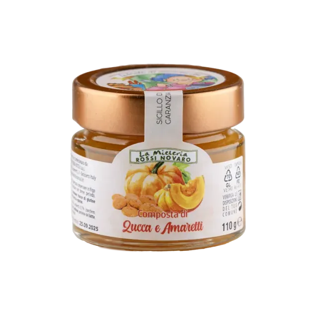 Rossi composta di zucca e amaretti vasetto dolce