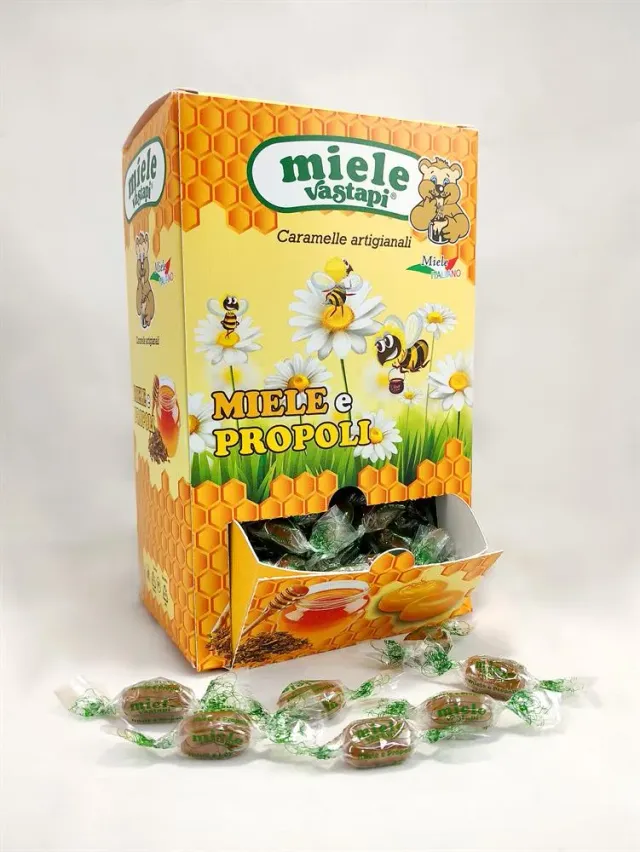 Miele Vastapi Miele Propoli caramelle 750 g dispenser balsamiche