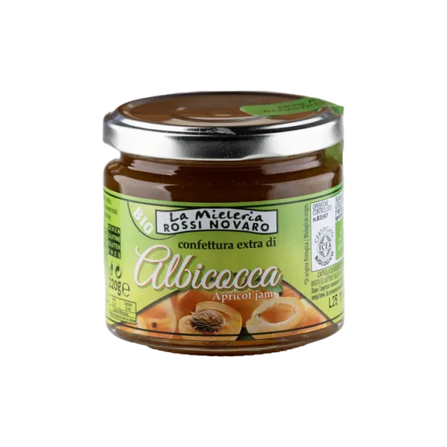 Rossi Bio confettura extra albicocche vasetto bio