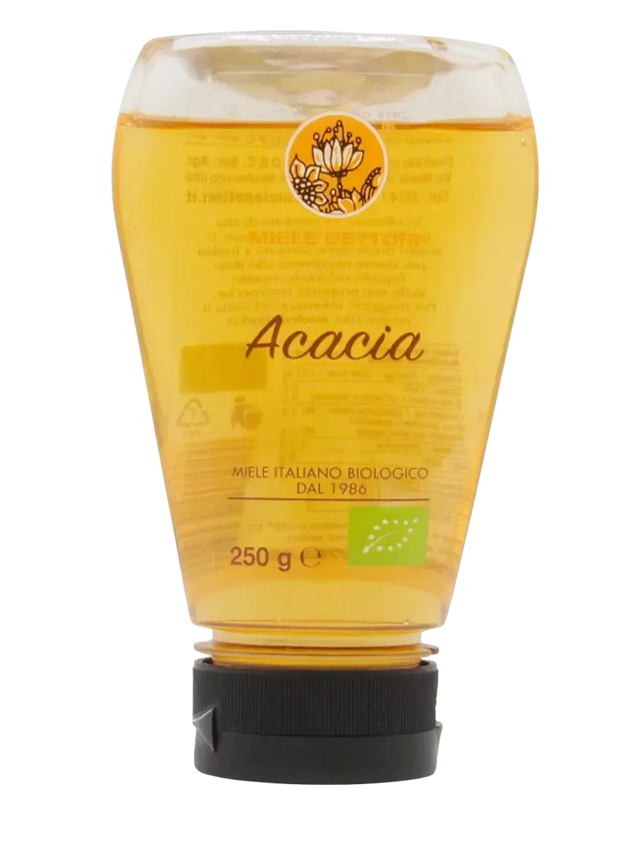 Miele Dettori Acacia miele italiano bio squeezer