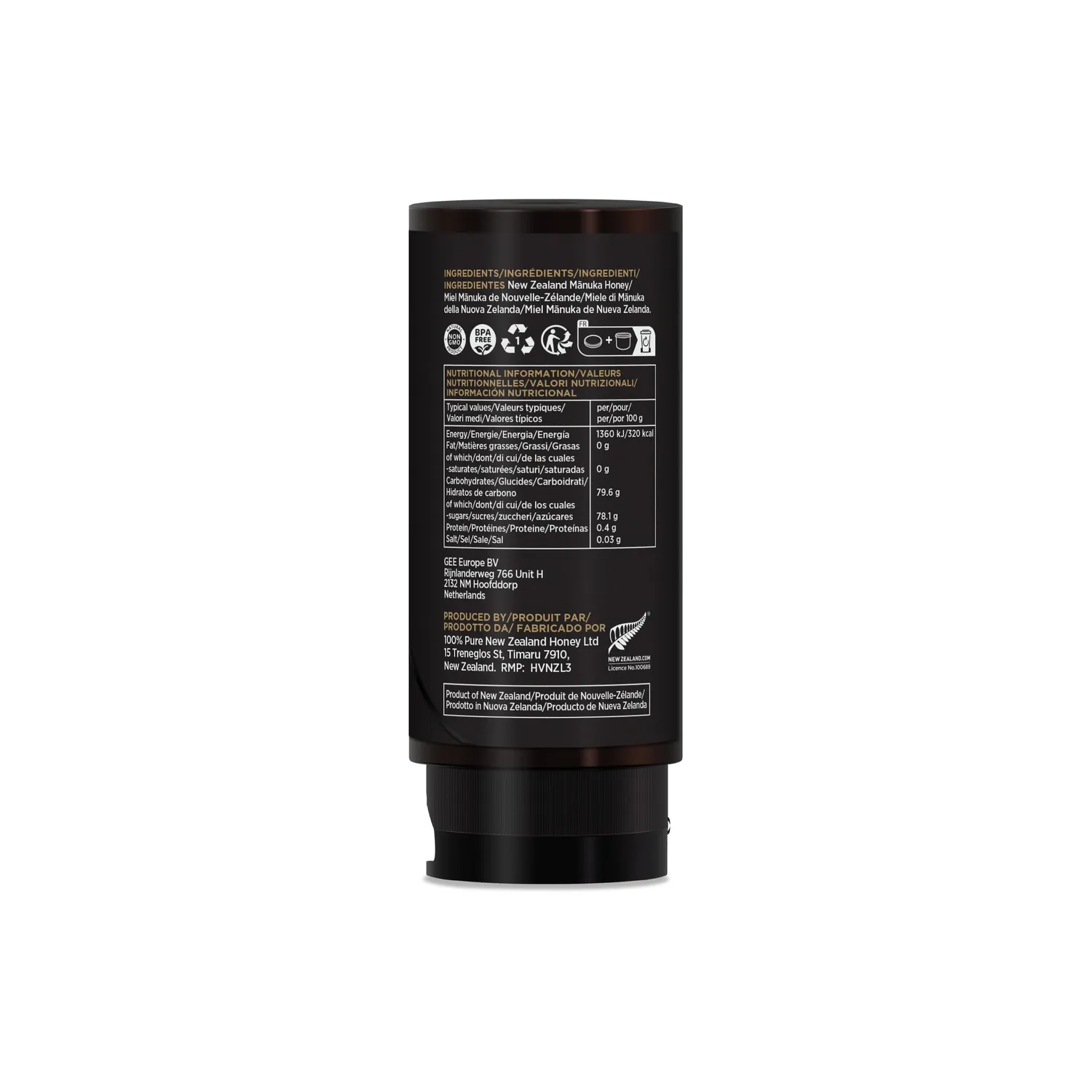 Watson Manuka MGO 250+ miele grezzo squeeze 340g