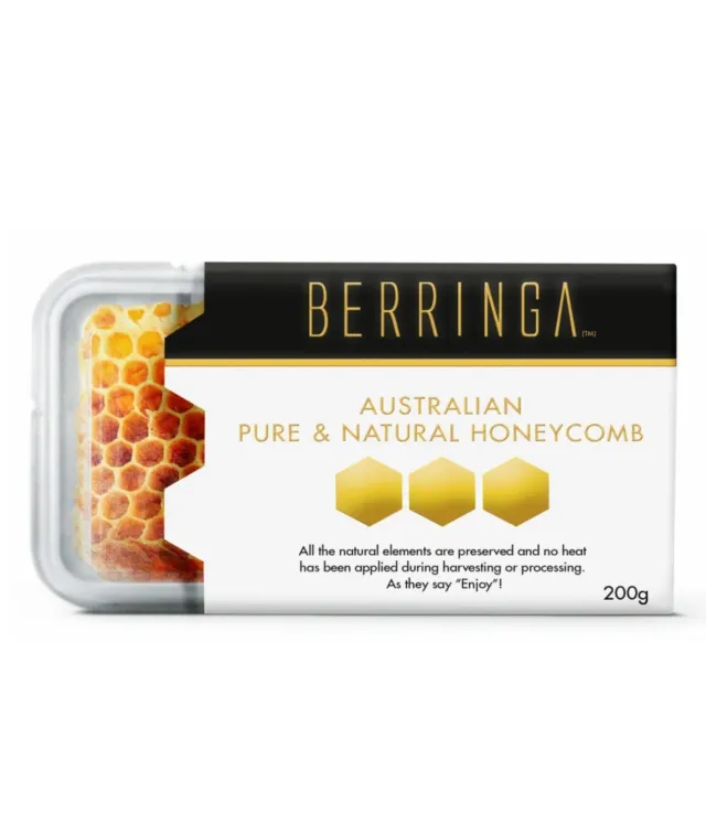 Berringa Pure Natural Honeycomb favo miele naturale 200 g