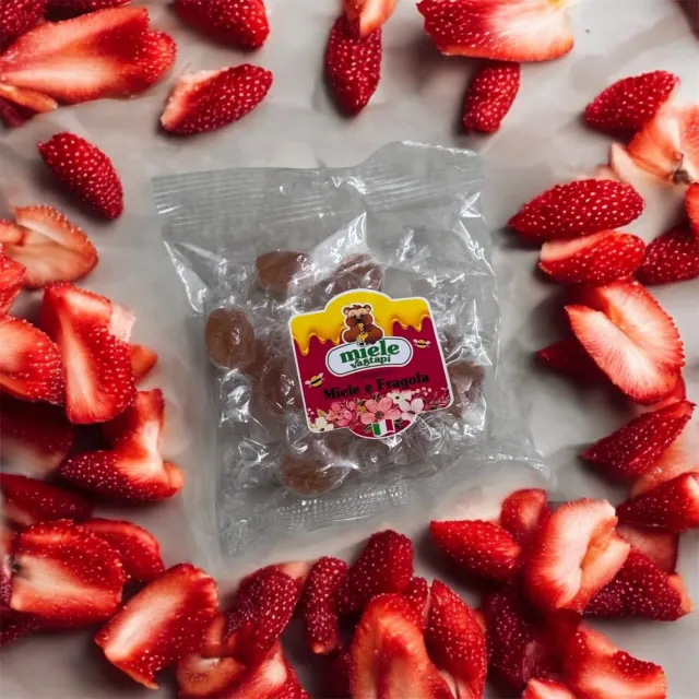 Vastapi Miele Fragola caramelle gelee 100 g morbide