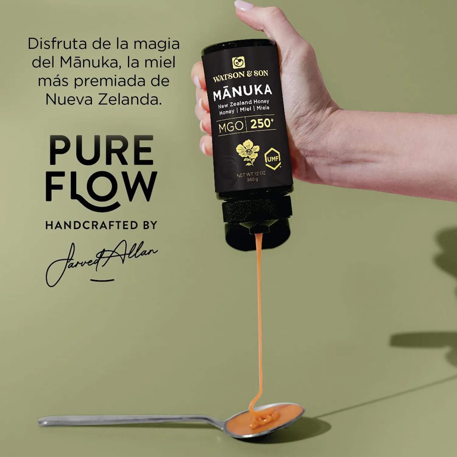 Watson Manuka MGO 250+ miele grezzo squeeze 340g