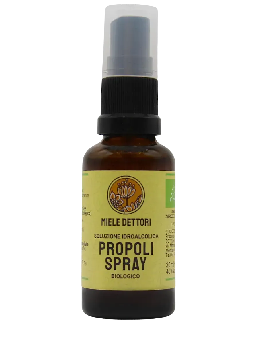 Miele Dettori Propoli spray italiana bio miele timo