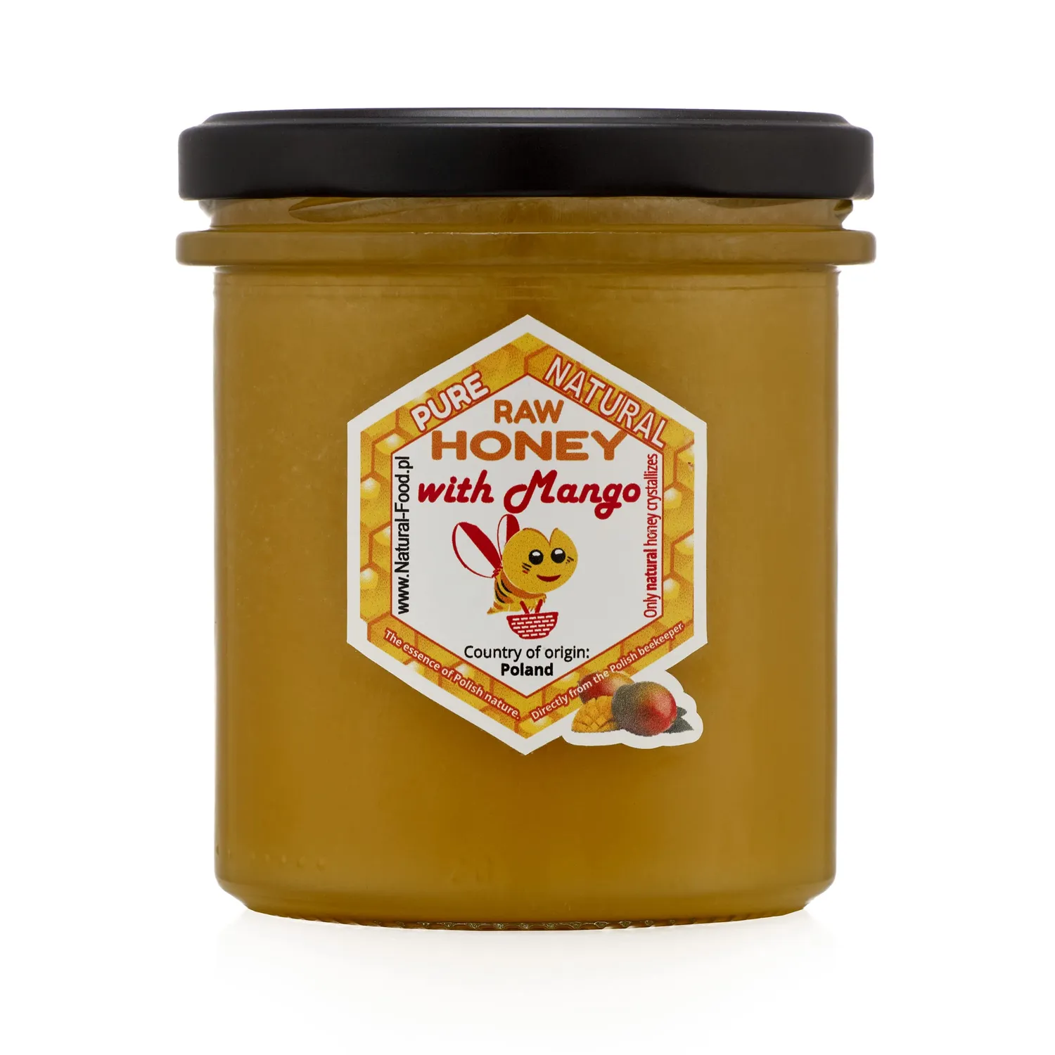 Natural Food miele ai lamponi 430 g crema fruttata