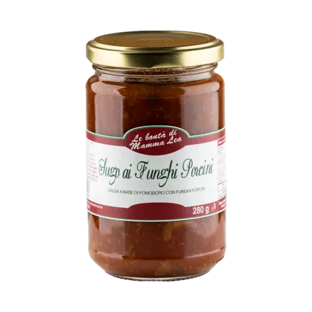 Rossi sugo ai funghi porcini pronto bosco
