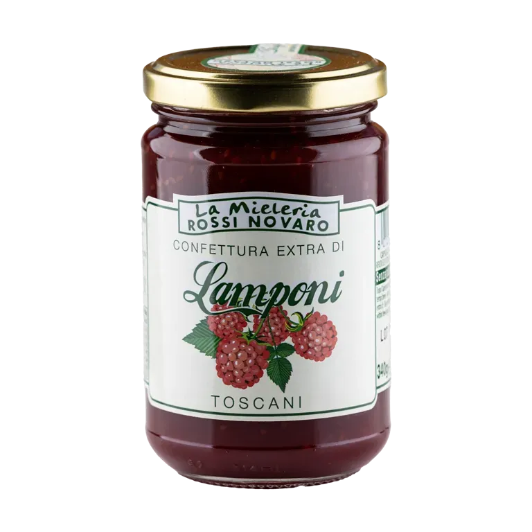 Rossi extra di lamponi Toscani confettura profumata