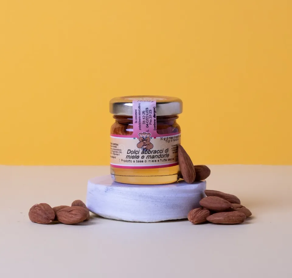 Miele Vastapi Abbracci miele e mandorle 45 g