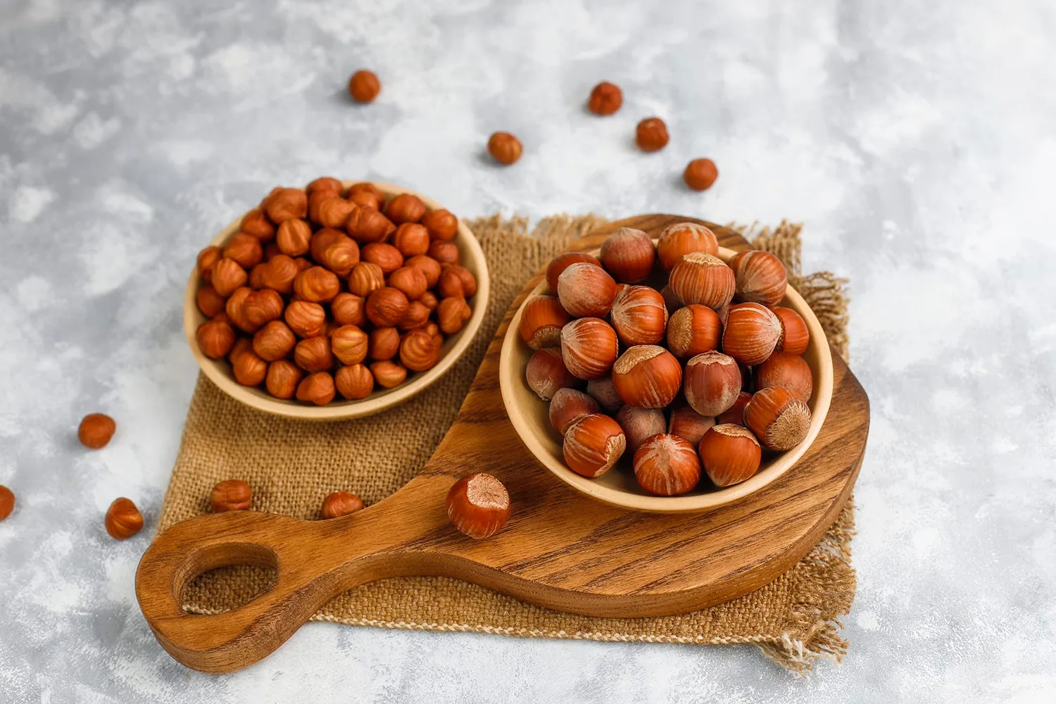 Natural Food nocciole in guscio 2 kg premium fresche